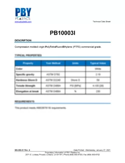 PB10800T - Material Data Sheet