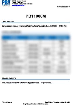 PB11006M Virgin Mod PTFE Data Sheet