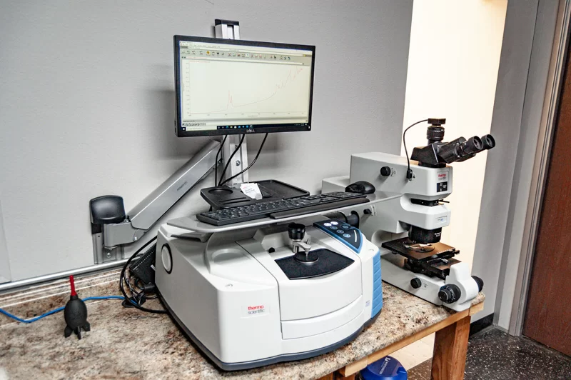 FTIR Microscope Particle Analysis