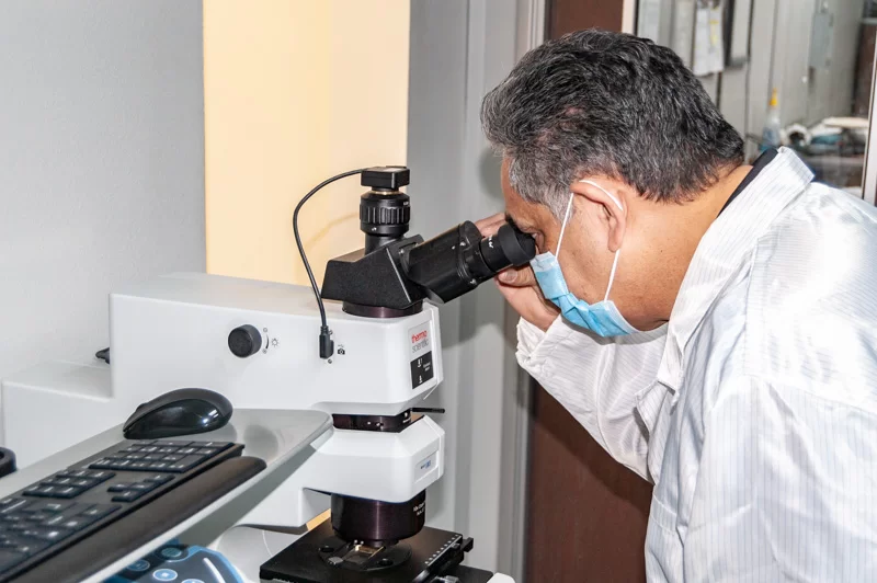 FTIR Microscope Particle Analysis