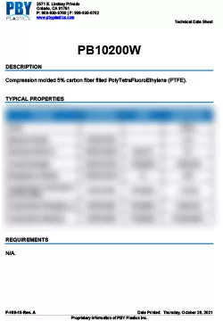 PB10200W 5 Carbon Fiber PTFE