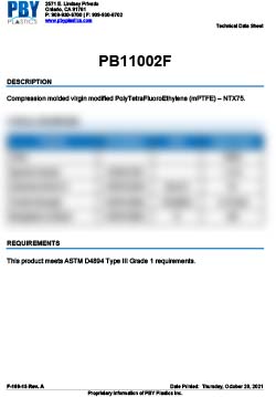 PB11002F VIRGIN MOD PTFE NXT75