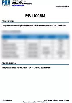 PB11005M Virgin Mod PTFE NXT75