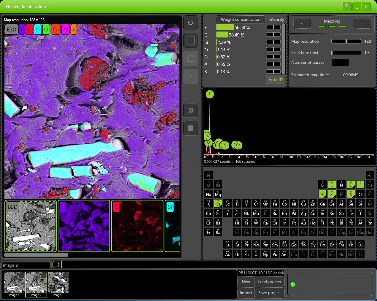 SEM and EDS Elemental Analysis