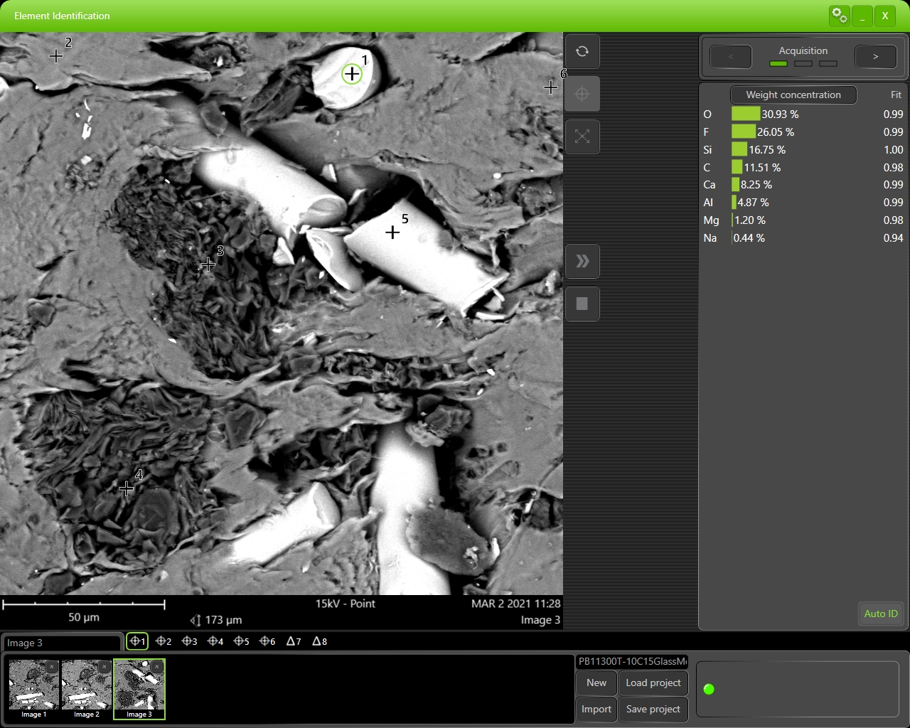 SEM and EDS Elemental Analysis